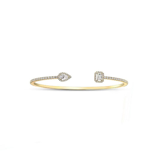 Bracelet Goutte Lumineuse plaqué or