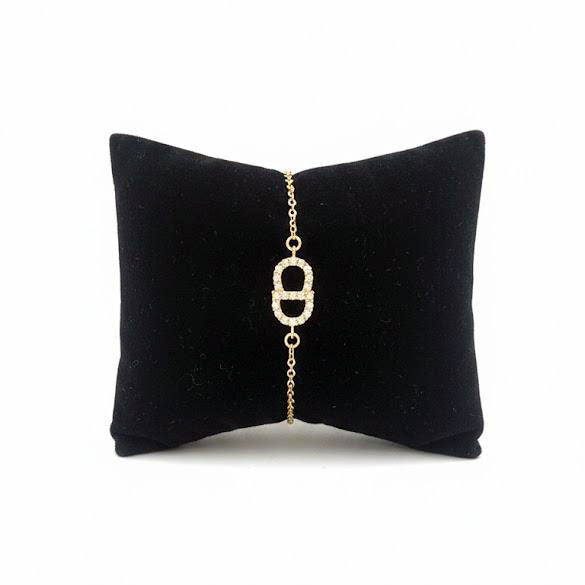 Bracelet Imran manchette dorée