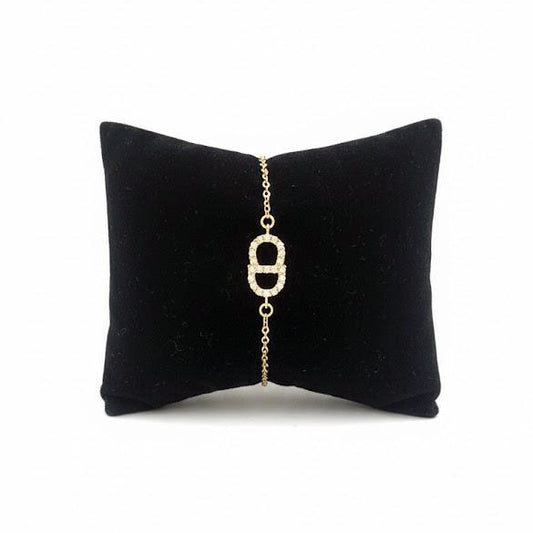 Bracelet Imran manchette dorée